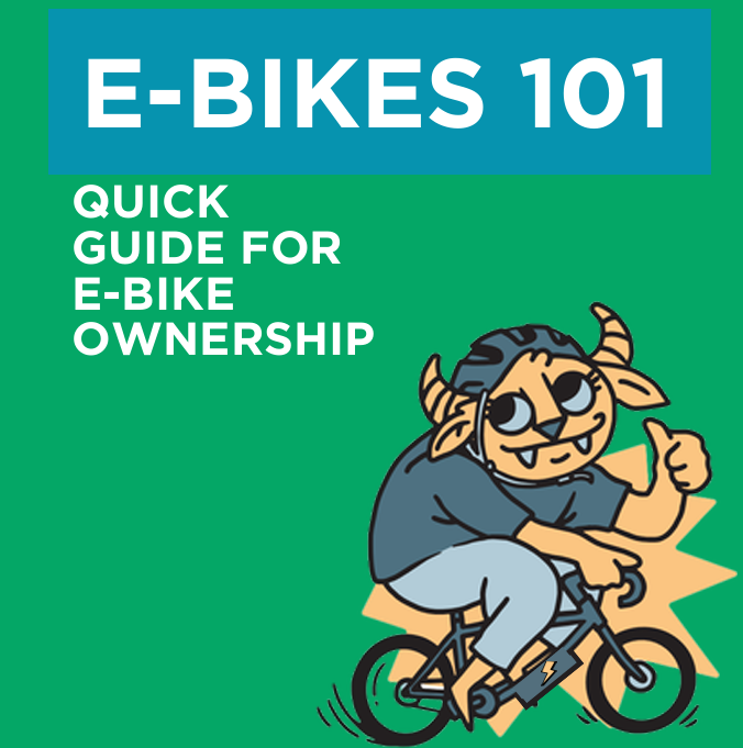 Cover of E-Bikes 101 Guidebook