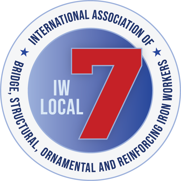 International Association of Bridge, Structural, Ornamental, and Reinforcing Iron Workers, Local 7 Logo