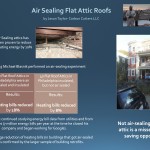 Air Sealing Flat Attic Roof - Jason Taylor Carbon Cutters