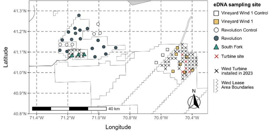 Map of eDNA sampling site.