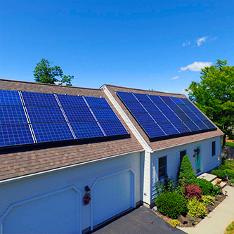 Solar panel installation