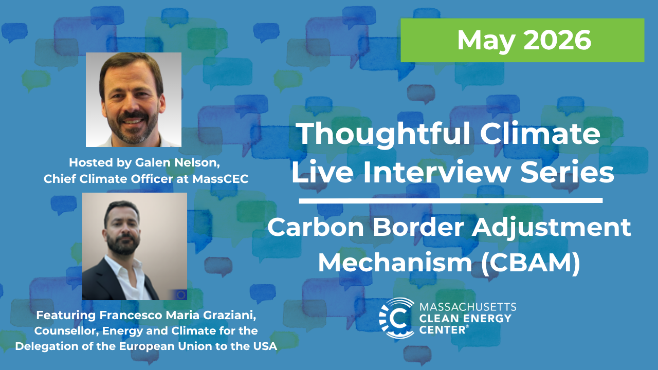 Thoughtful Climate Live Interview Series graphic