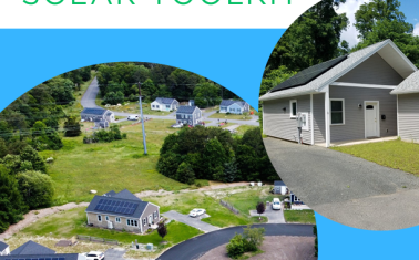 Solar Toolkit cover page with pictures of homes with solar panels on roofs