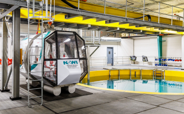 National Offshore Wind Institute's Helicopter Underwater Escape Training facility