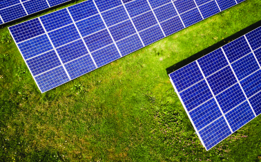 Community solar panels