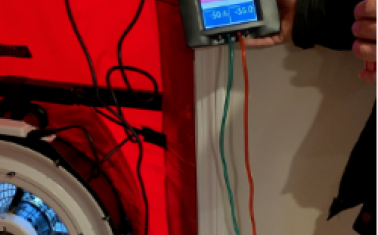 blower door test
