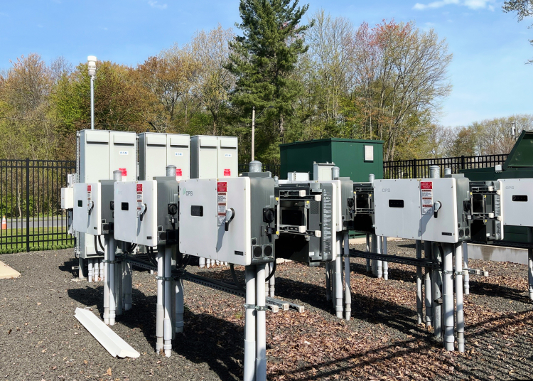 Microgrid infrastructure at UMass featuring electrical equipment that supports a modern, resilient and flexible power grid