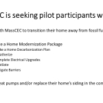 List of requirements for Decarbonization Pathways Pilot Participants
