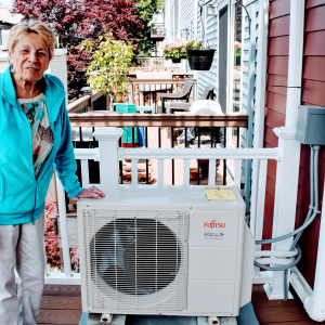 Rita presents her new heat pump