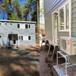 This new construction home in Northampton, MA was built by Pioneer Valley Habitat for Humanity. The home is so well insulated that the entire building is heated and cooled by one single-head heat pump!