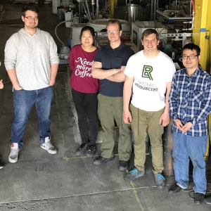 The Battery Resourcers team in their pilot recycling facility.