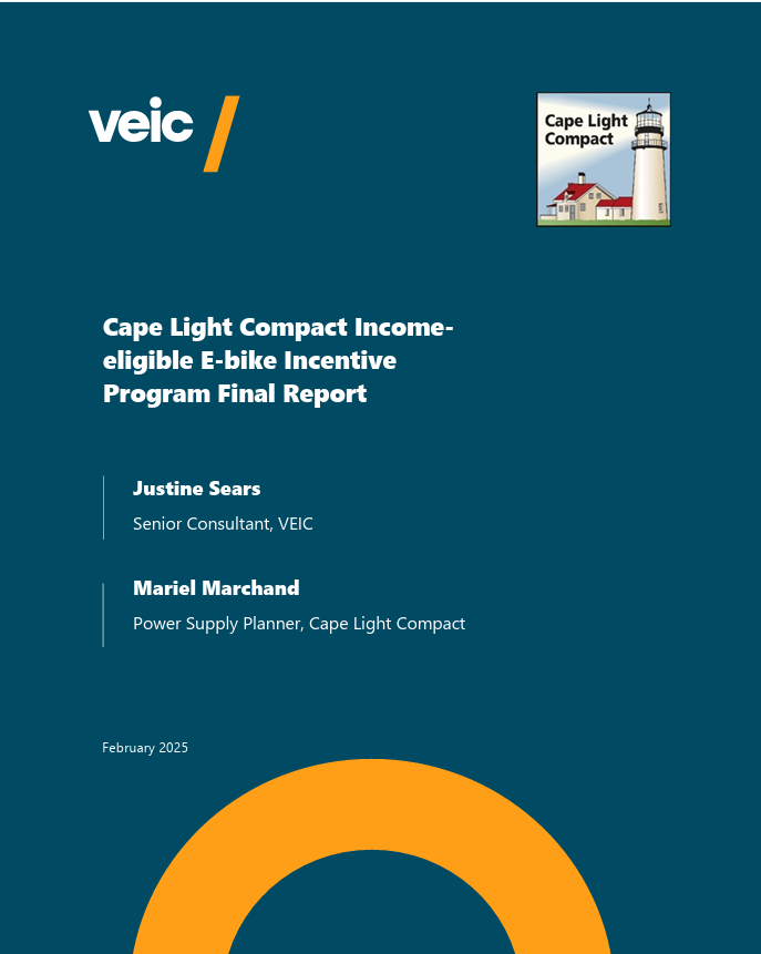 Cape Light Compact E-Bike Incentive Program Final Report Cover