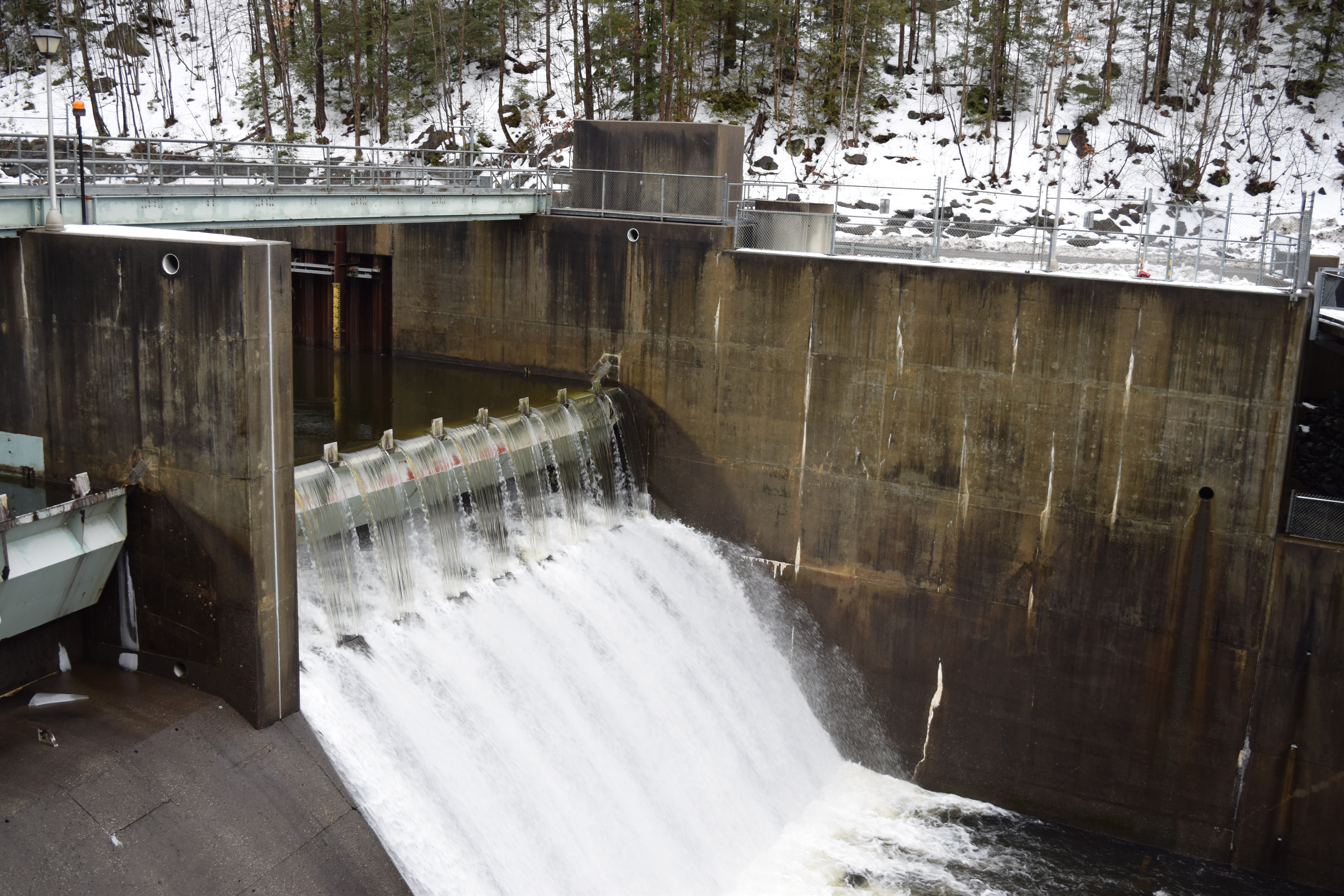 A hydropower dam.