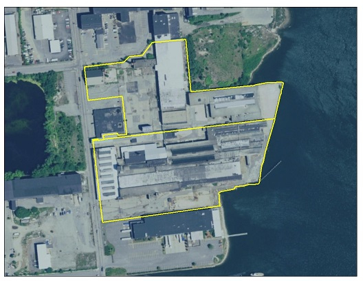 Aerial view of Revere Copper Site