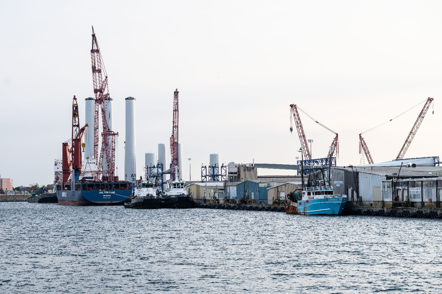 The New Bedford Marine Commerce Terminal.