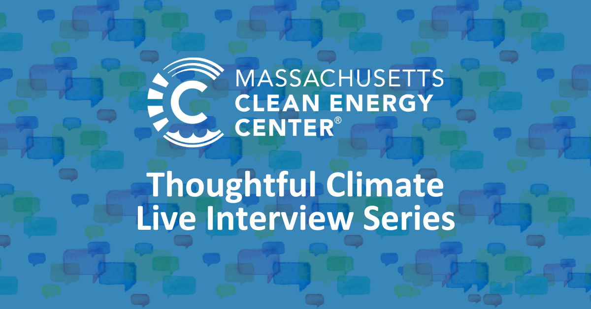 Thoughtful Climate Live video series title card