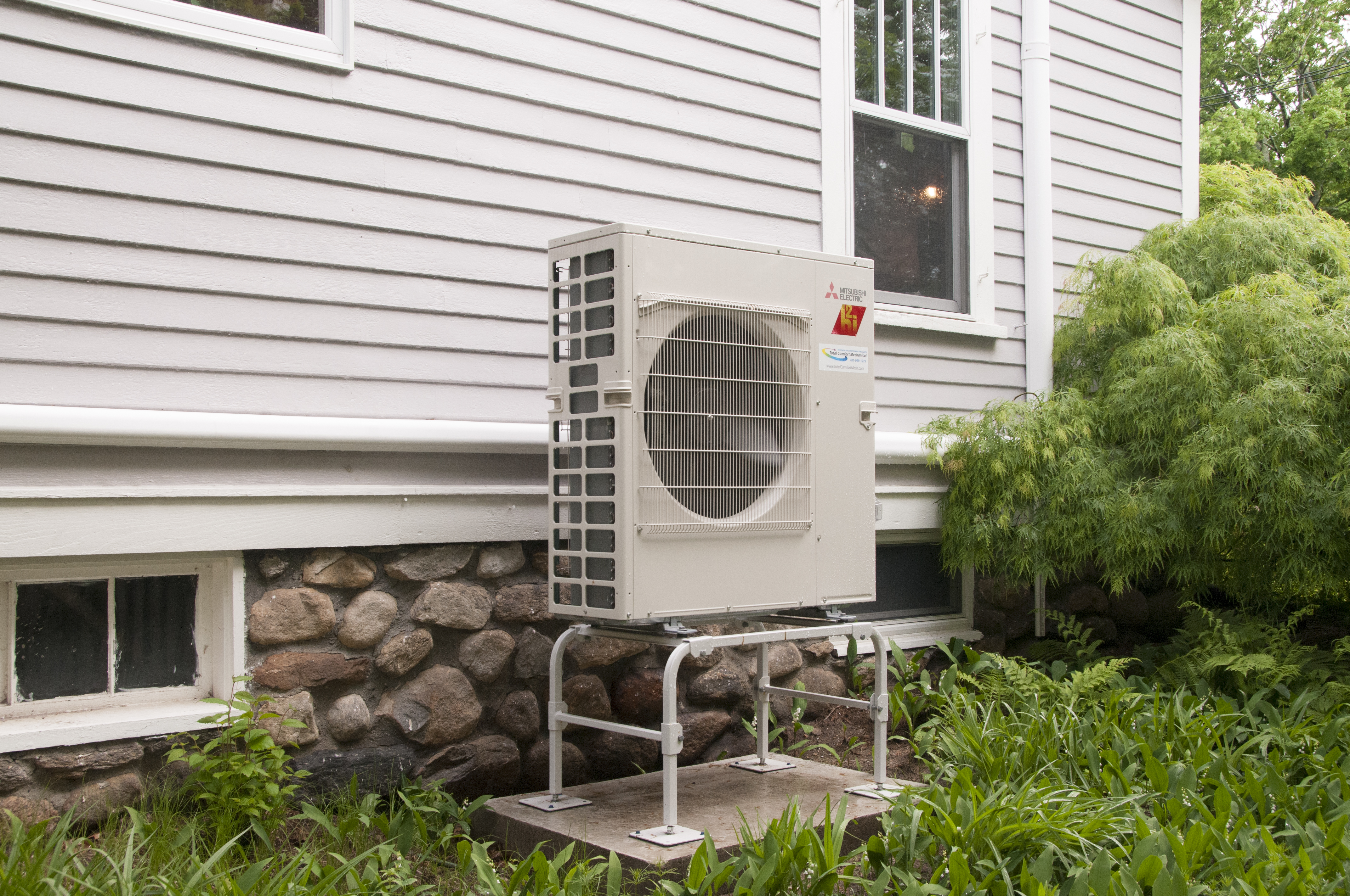 Air source heat pump.