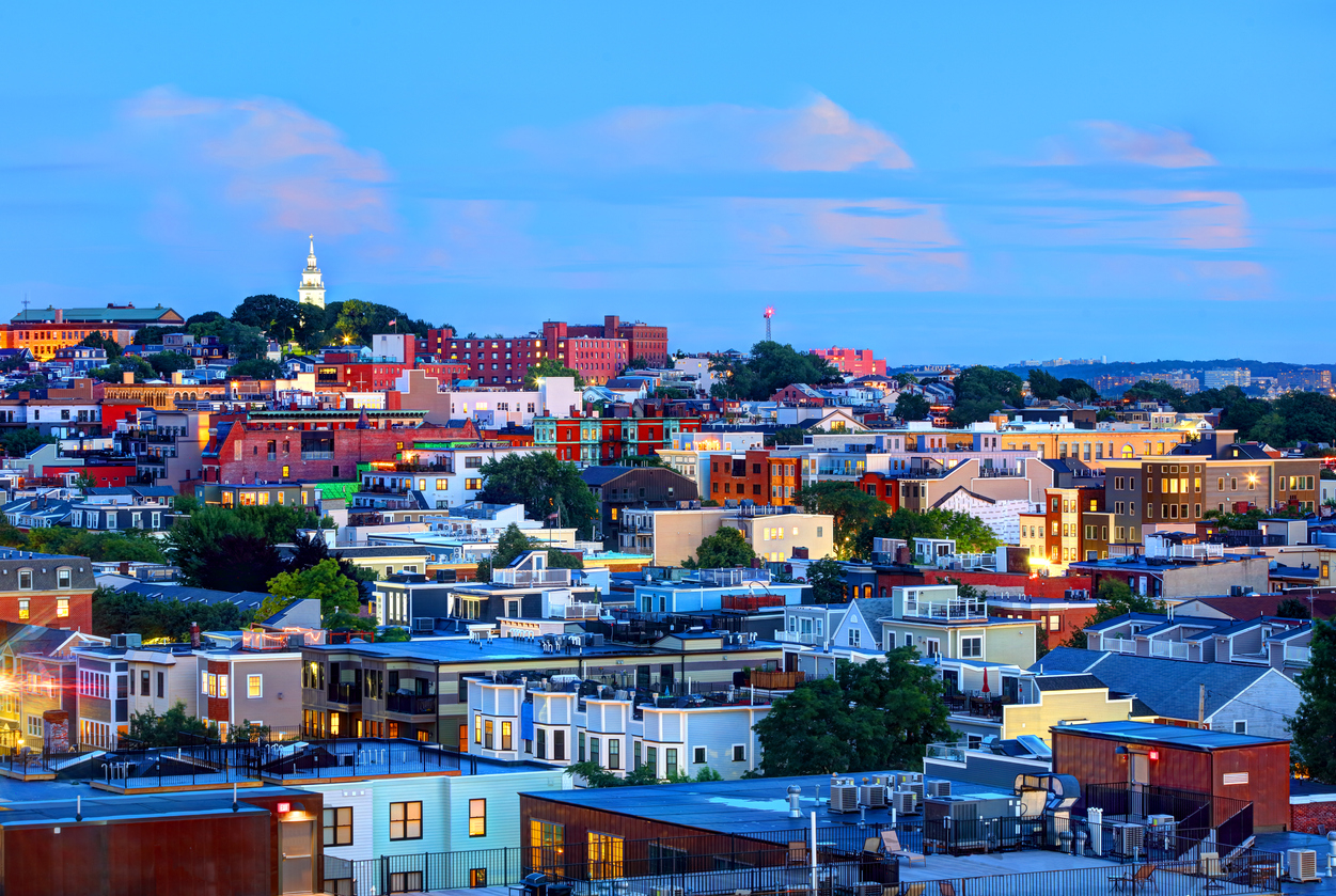 Aerial view of South Boston