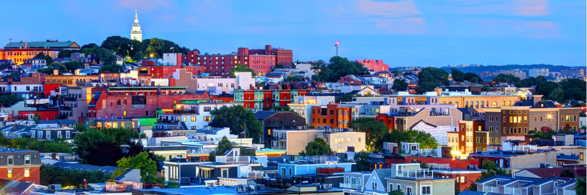 Aerial view of South Boston