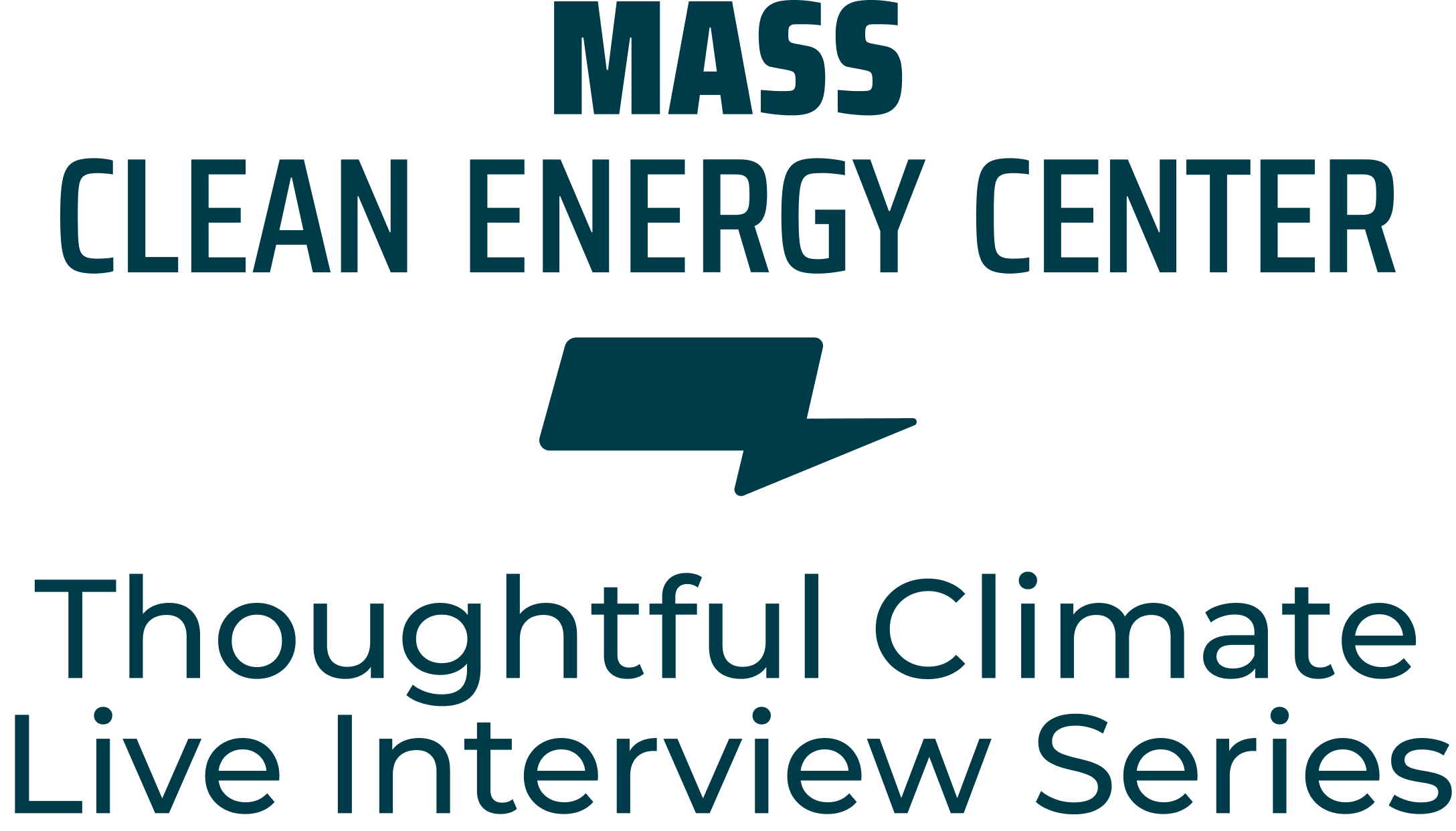Thoughtful Climate Live video series title card